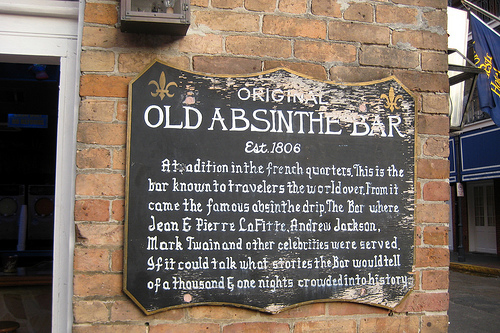 The Old Absinthe House in New Orleans