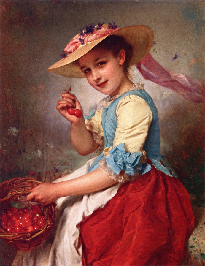 Adolphe Piot - The cherry girl