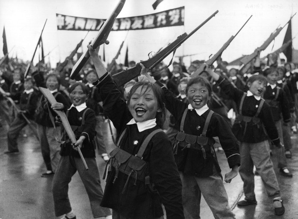 Keystone/Getty Images - Chinese schoolchildren