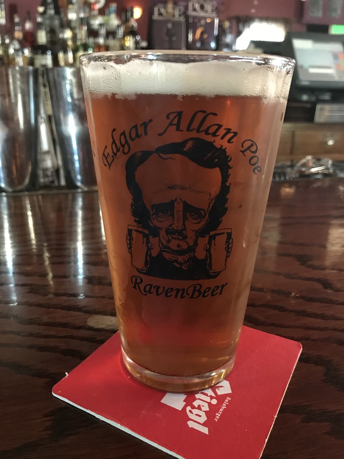 Edgar Allan Poe Raven Beer, Annabel Lee Tavern, Baltimore