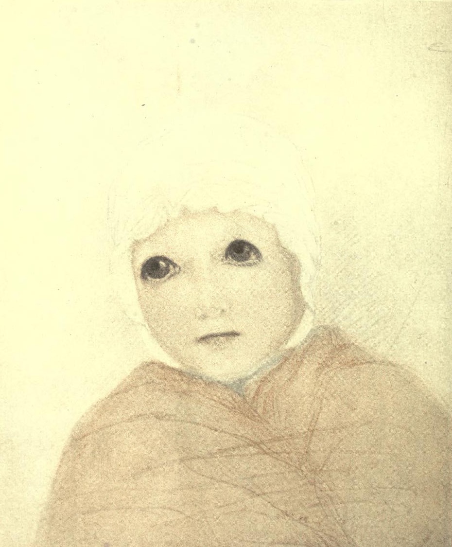 Portrait of Marjory Fleming during her last illness