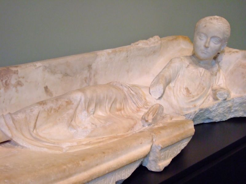Sarcophagus of a Roman girl