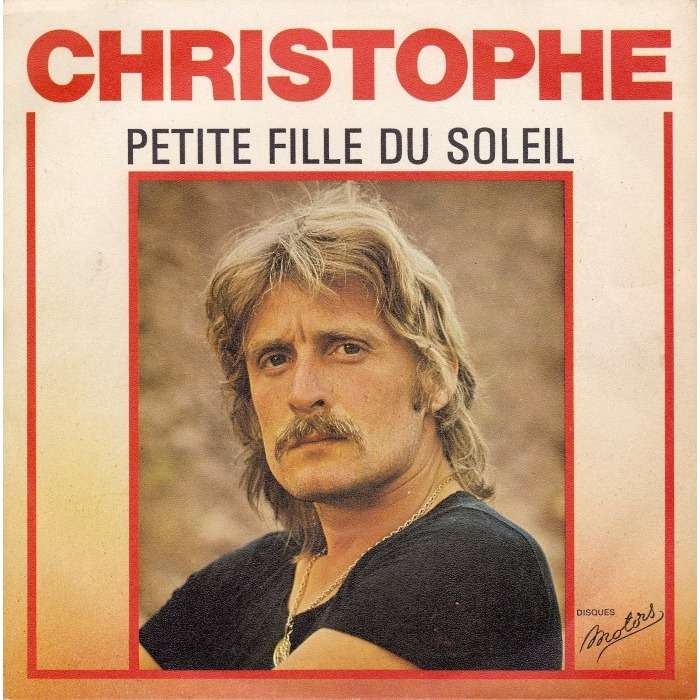 Christophe - Petite fille du soleil (1975) – pochette du 45 tours
