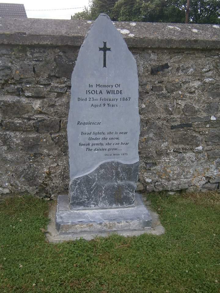 Isola Wilde Memorial, St John’s Churchyard, Edgeworthstown
