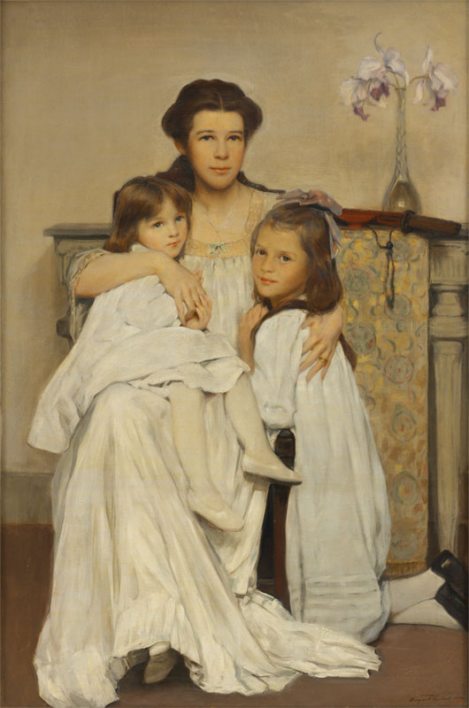 William Sergeant Kendall - The Artist's Wife and Daughters