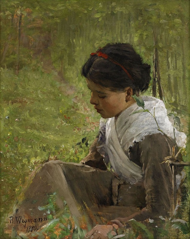 Bertha Wegmann - Portrait of a girl