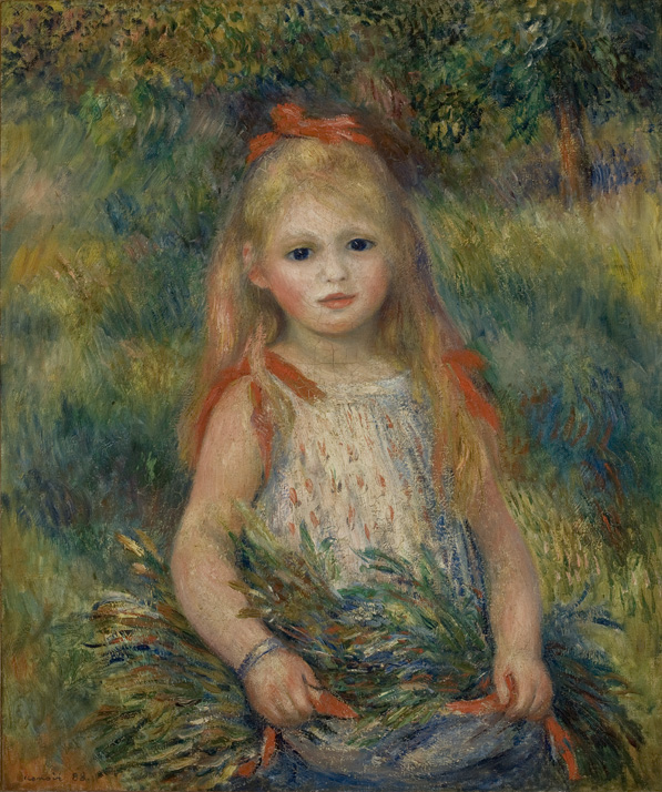 Pierre-Auguste Renoir - Petite fille à la gerbe