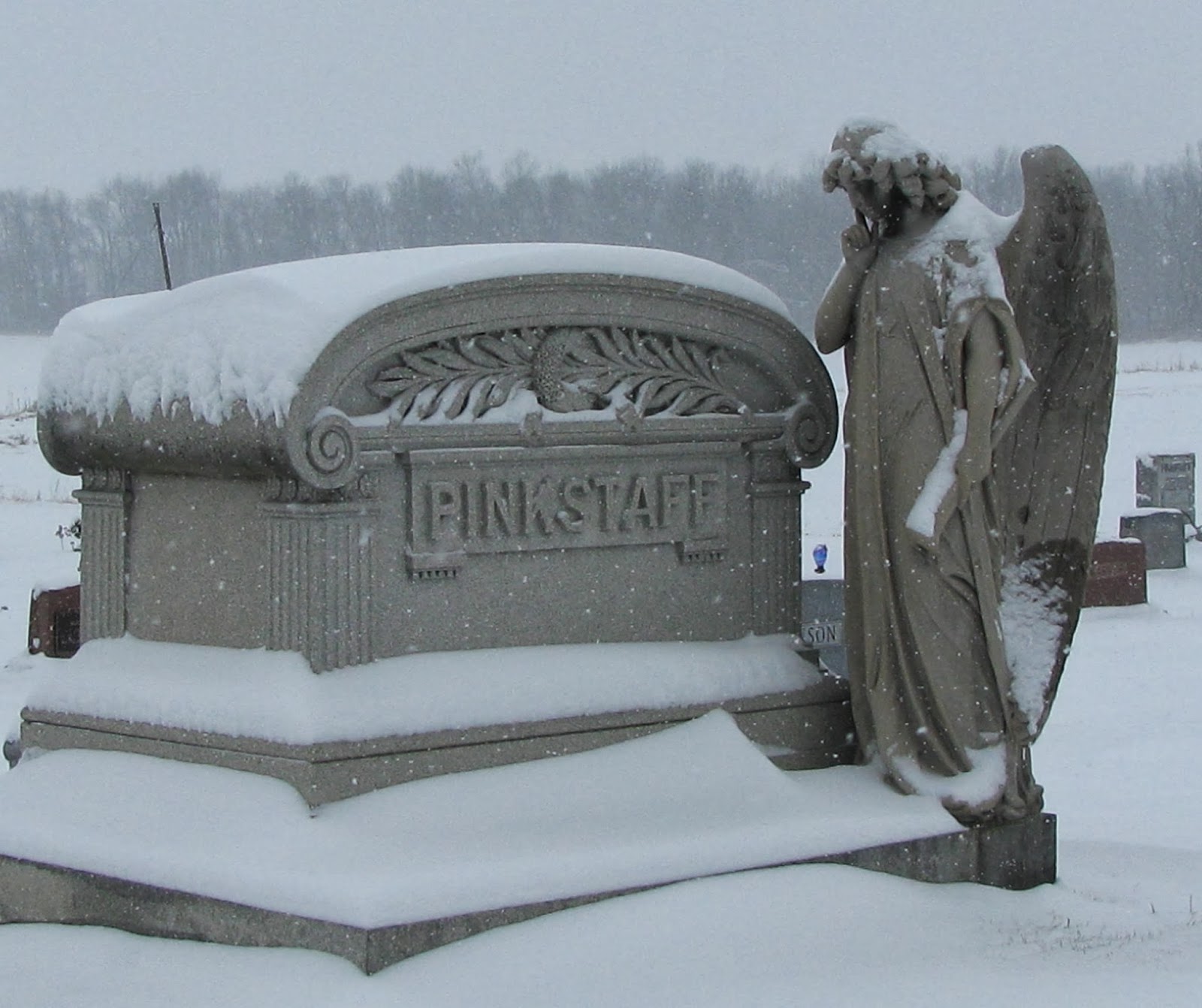 A Grave Interest - Cemetery Statues of Grief: Weeping Angel