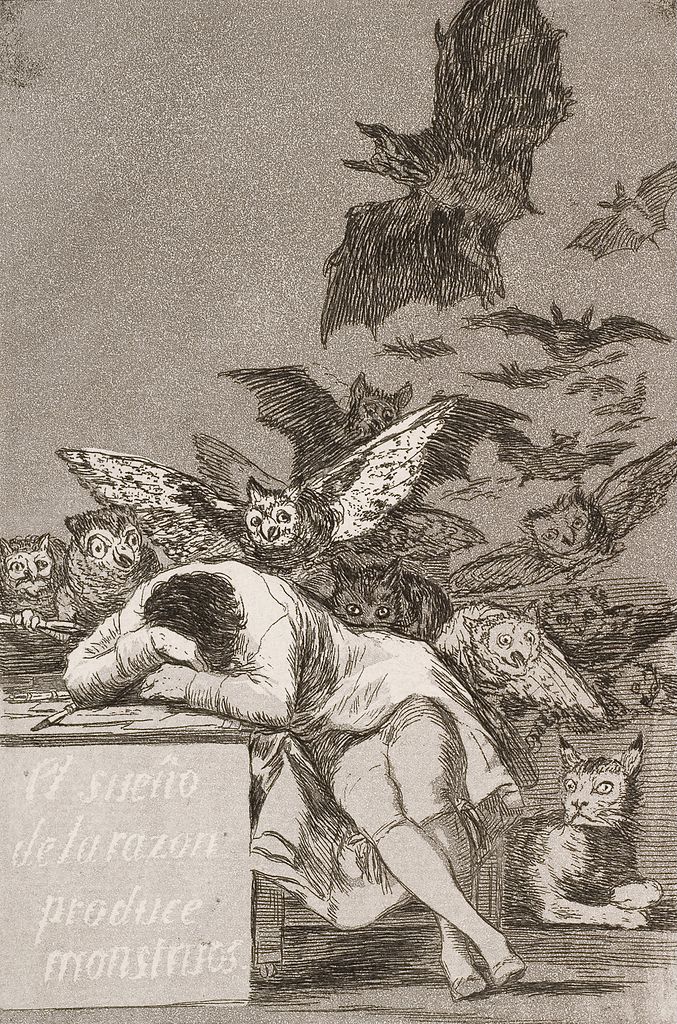 Francisco Goya - El sueño de la razón produce monstruos