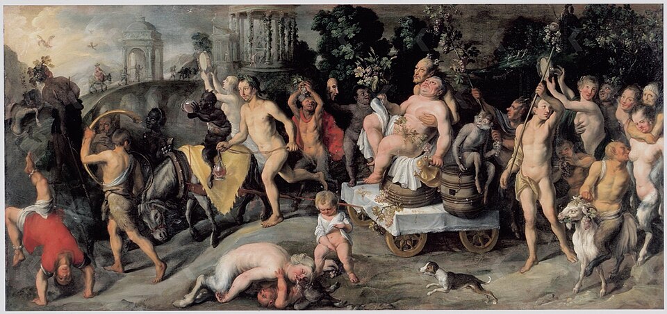 Deodat van der Mont - De triomf van Bacchus